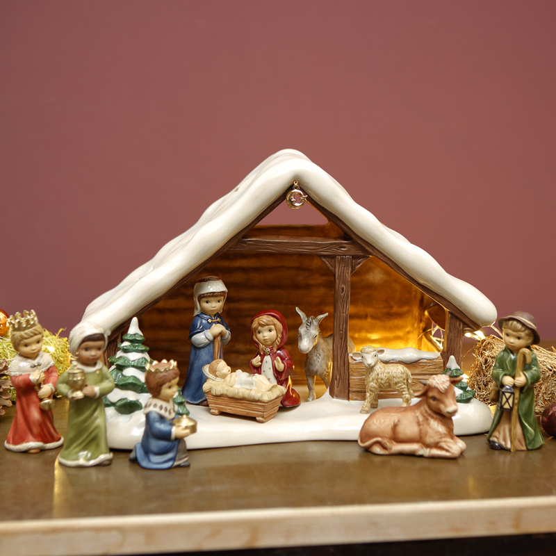 Goebel Weihnachtskrippe / Kerstgroep | Home Peter\'s 11-delig Compleet Hummel